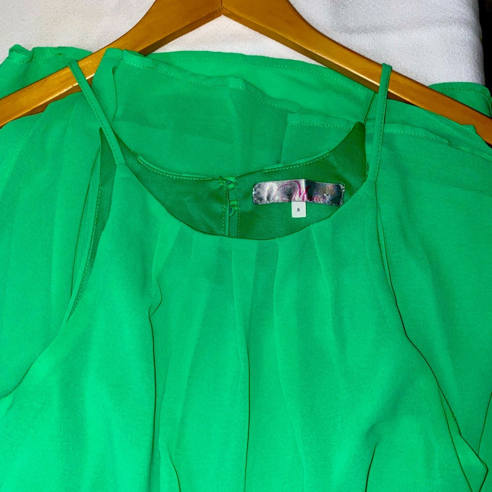 Mint green small dress